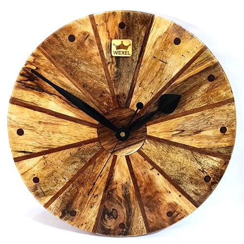 Wooden Round Designer Wooden Wall Clock for modern wall décor