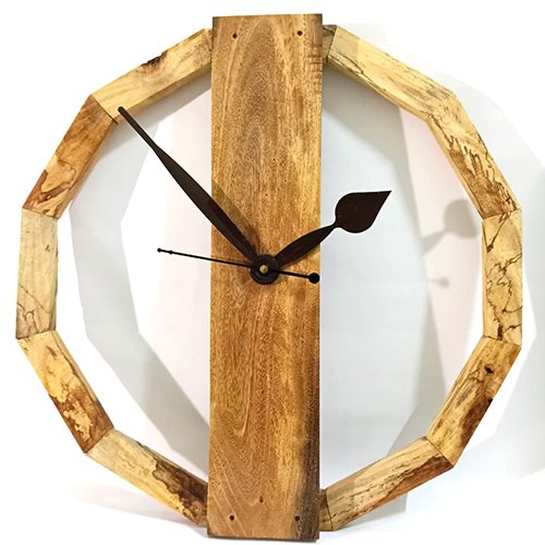 Wooden Round Designer Wooden Wall Clock for modern wall décor